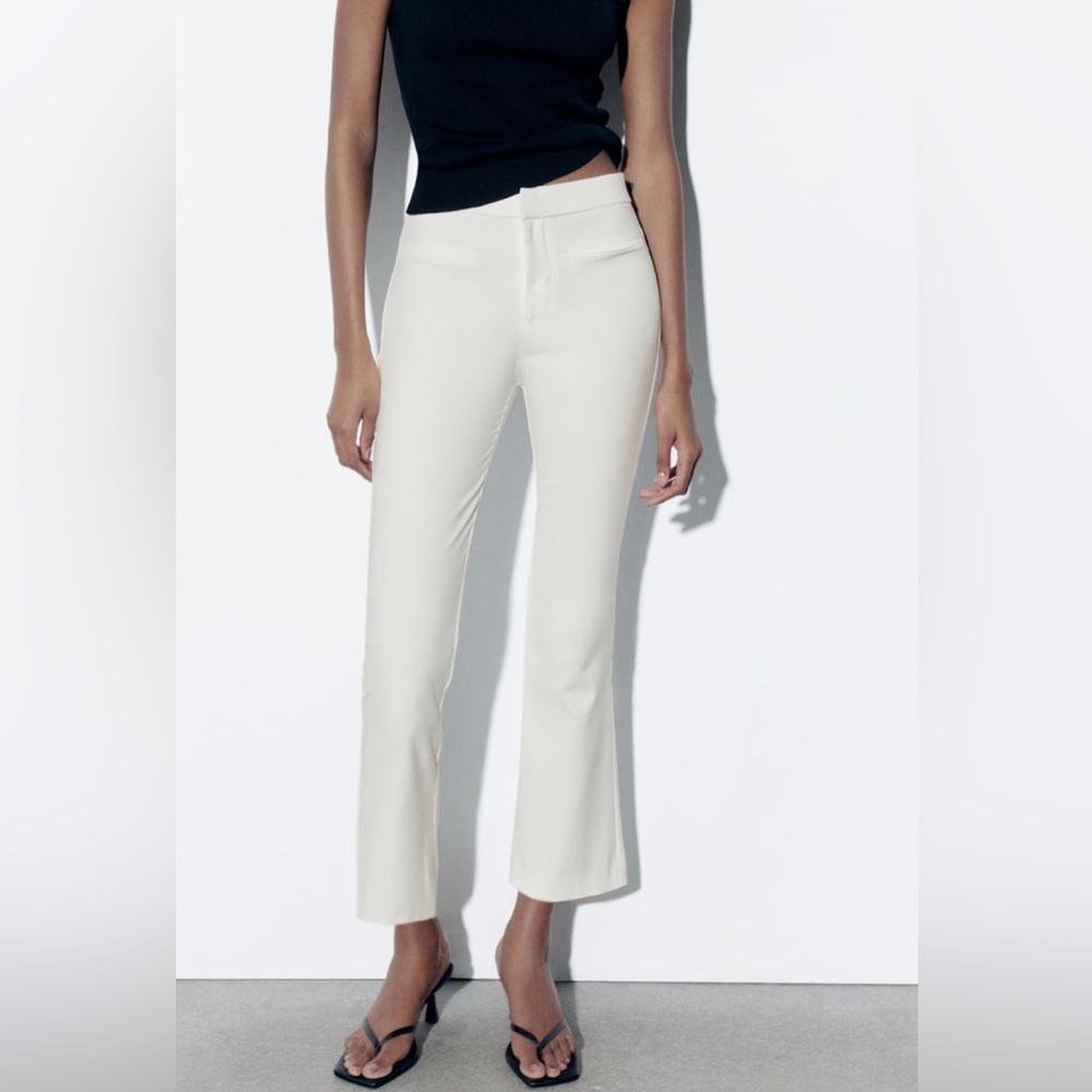 NWT Zara mini flare pants, size Small